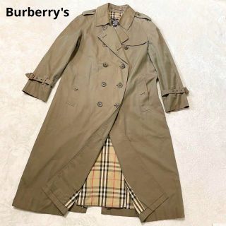 BURBERRY - バーバリー ノバチェック トレンチコート 玉虫カーキ