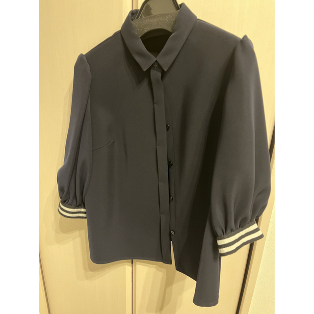 borders at balcony BALLOON SHIRT(36)ネイビー 1