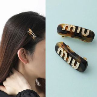 miu miu ミュウミュウ　ヘアーアクセサリー正規品　美品