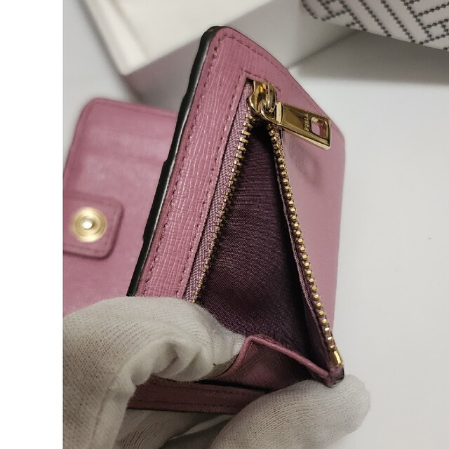 FURLA/フルラ  財布 折財布 二つ折り  レザー ピンク系 新品未使用品