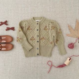極美品*soor ploom Hilma Cardigan Maize 6y-