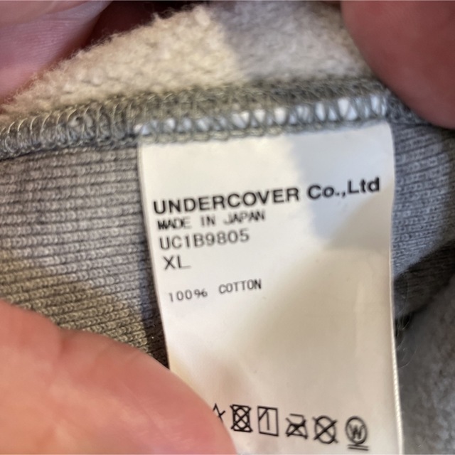 新品ラストオージー2 パーカー グレイXL undercoverジョニオ氏着用