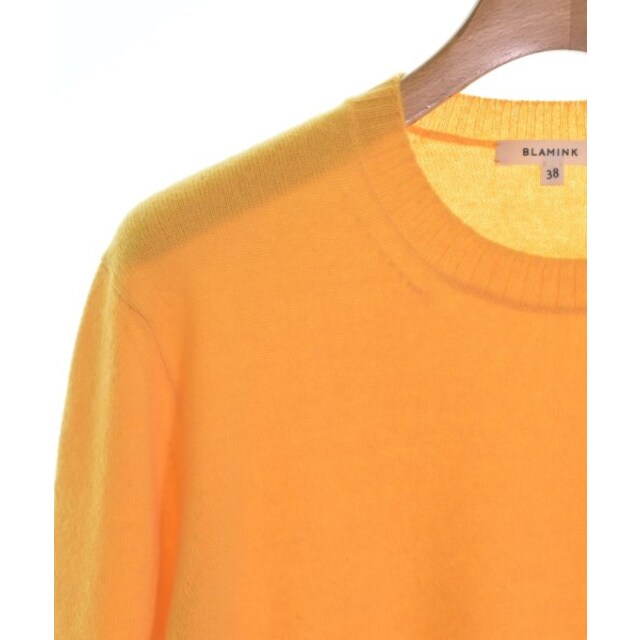 BLAMINK ブラミンク ニット・セーター 38(M位) オレンジ - ニット/セーター
