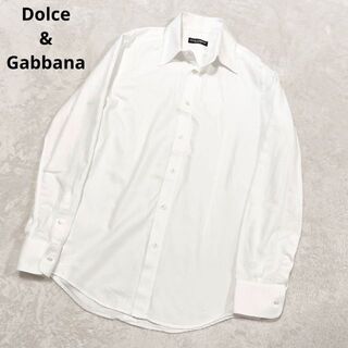 ドルチェアンドガッバーナ(DOLCE&GABBANA)のドルチェ&ガッバーナ　ワイシャツ　ホワイト　白　トップス　カッターシャツ　ドレス(シャツ)