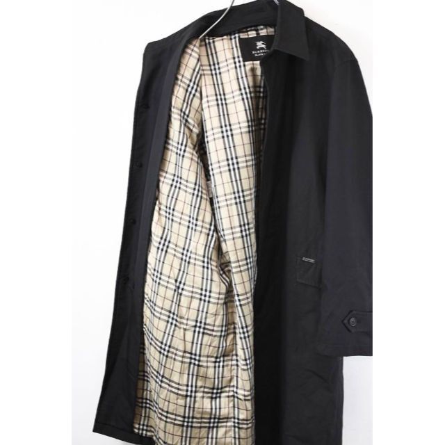 美品✨ バーバリーブラックレーベル ステンカラーコート ノバチェック