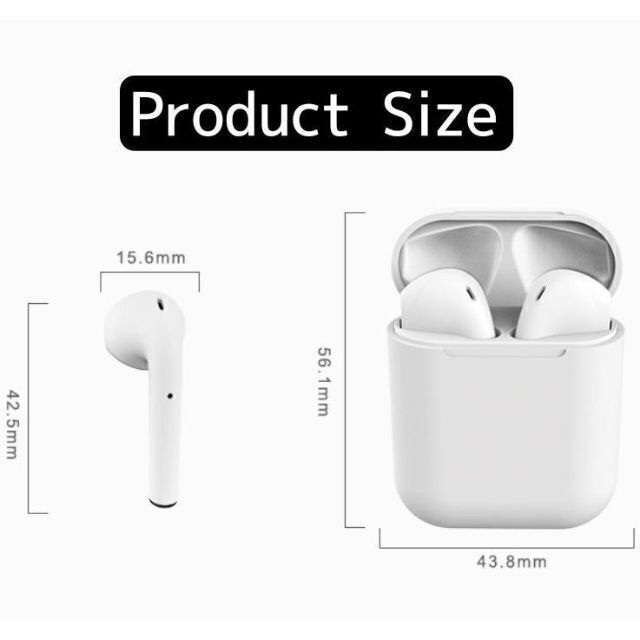 inpods12　ワイヤレスイヤホン　人気　黄　簡単　新発売　話題 スマホ/家電/カメラのオーディオ機器(ヘッドフォン/イヤフォン)の商品写真