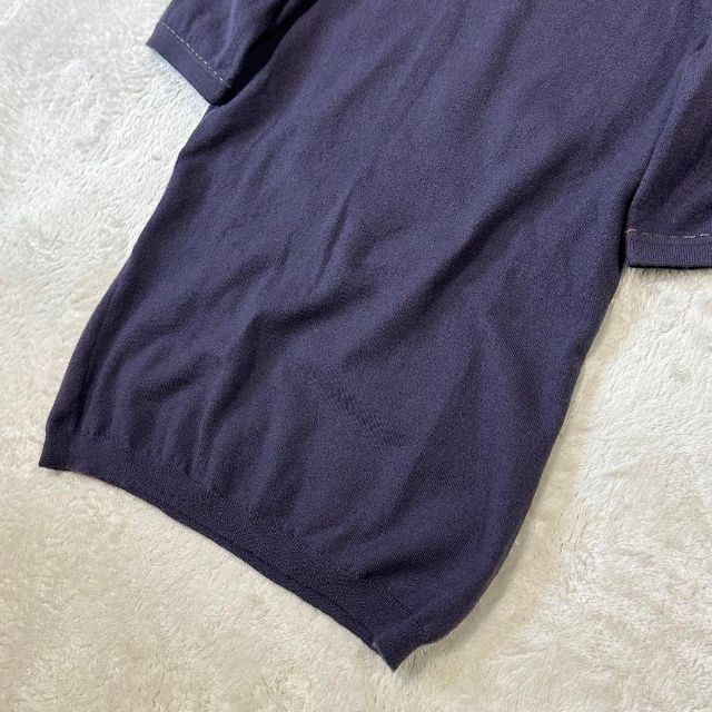 LORO PIANA - ロロピアーナ カシミヤ95% 半袖 タートルネックニット