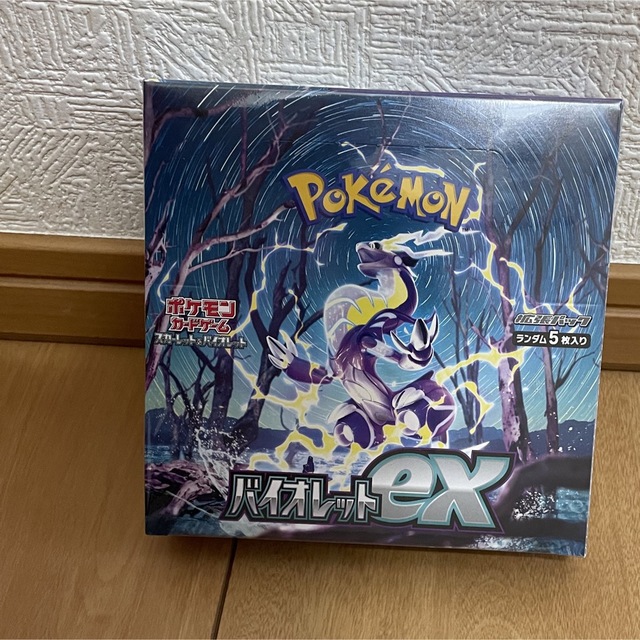 ポケカ　バイオレットex BOX シュリンク付き