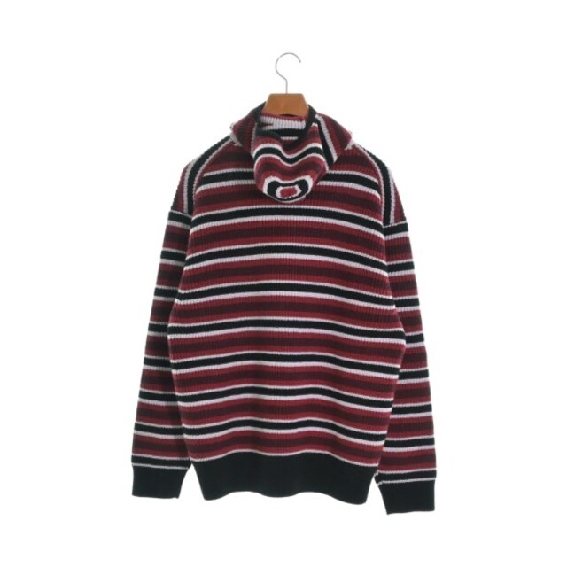 Supreme シュプリーム ニット・セーター L 赤x黒x白(ボーダー) | www