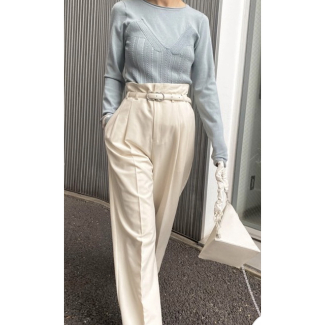 Ameri☆SHAPELY HIGH WAIST PANTS☆ホワイトM