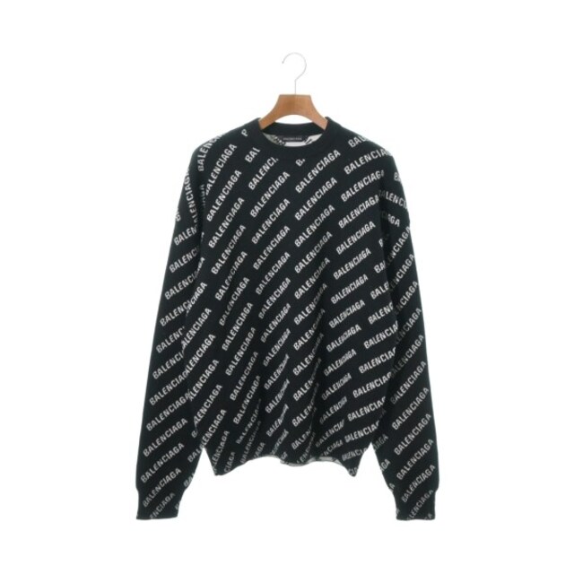 BALENCIAGA バレンシアガ ニット・セーター XS 黒(総柄)-www
