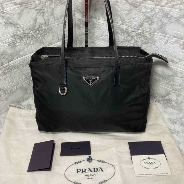 プラダ PRADA 三角ロゴ ハンドバッグ-