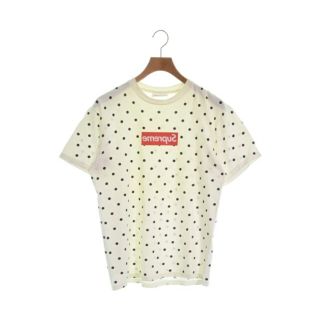 シュプリーム(Supreme)のSupreme シュプリーム Tシャツ・カットソー M 白x黒(ドット) 【古着】【中古】(Tシャツ/カットソー(半袖/袖なし))