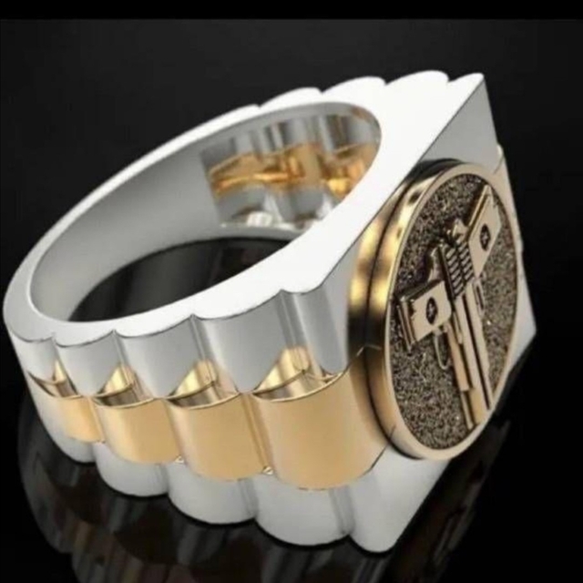 【SALE】リング メンズ アクセサリー シルバー 欧米 銀色 指輪 22号 レディースのアクセサリー(リング(指輪))の商品写真