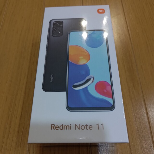 スマートフォン/携帯電話Xiaomi Redmi Note 11(グレー/64GB)