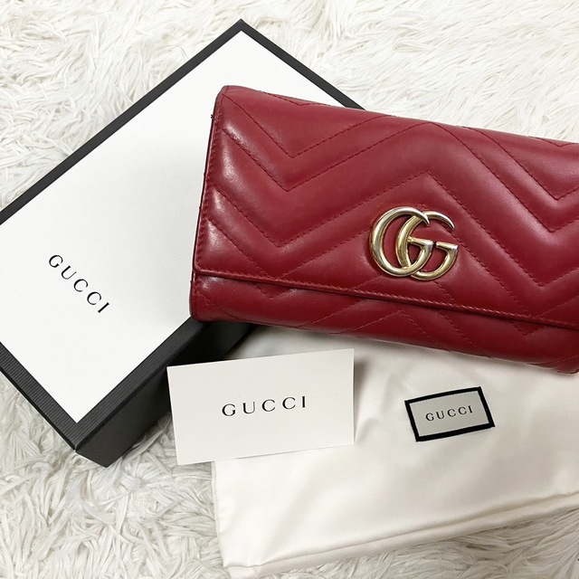 激安通販 【GUCCI】グッチ 美品 GG マーモント キルティング