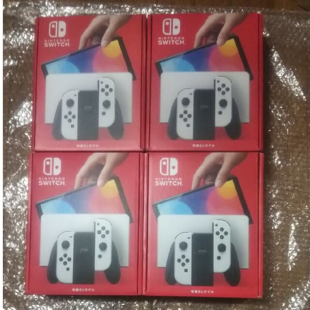 新品、未使用 任天堂Switch有機ELホワイト×4