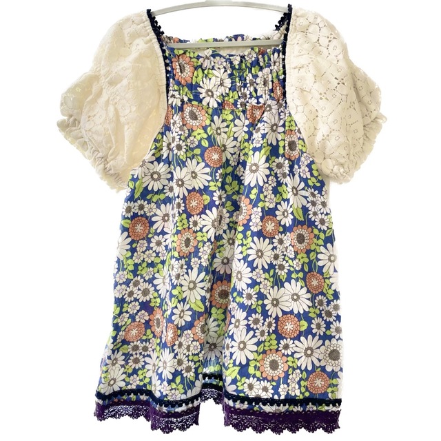 ANNA SUI mini(アナスイミニ)のANNA SUI miniワンピース チュニック130cm キッズ/ベビー/マタニティのキッズ服女の子用(90cm~)(ワンピース)の商品写真