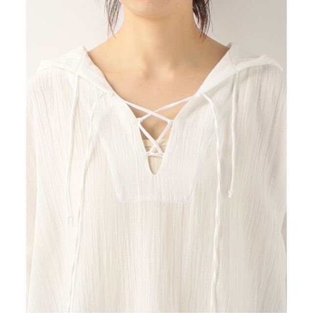 4月9日まで❣️ IENA C/L ワッシャーパーカーワンピース 人気カラーの