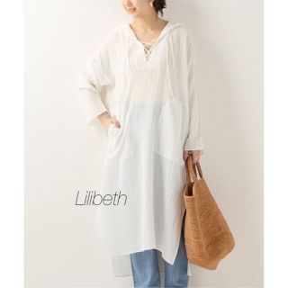 4月9日まで❣️ IENA C/L ワッシャーパーカーワンピース