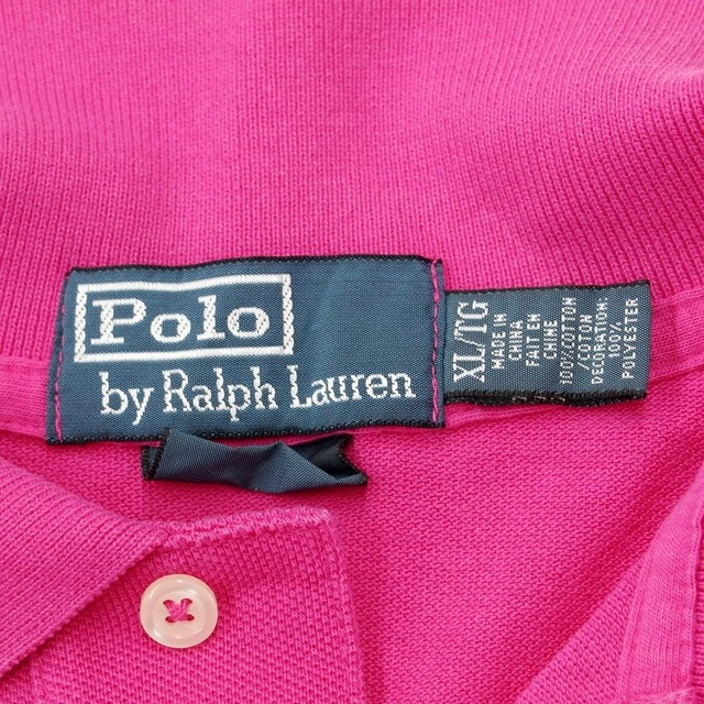 POLO RALPH LAUREN(ポロラルフローレン)の【中古】ポロ ラルフローレン Polo Ralph Lauren 鹿の子 ビッグポニー 半袖ポロシャツ【サイズXL】【メンズ】 メンズのトップス(ポロシャツ)の商品写真