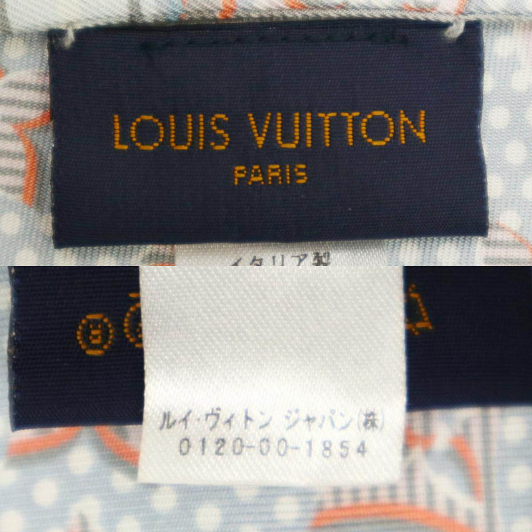 ルイヴィトン バンドー モノドッツ シルク スカーフ モノグラム M70849 レディース ライトブルー LOUIS VUITTON  【アパレル・小物】 5