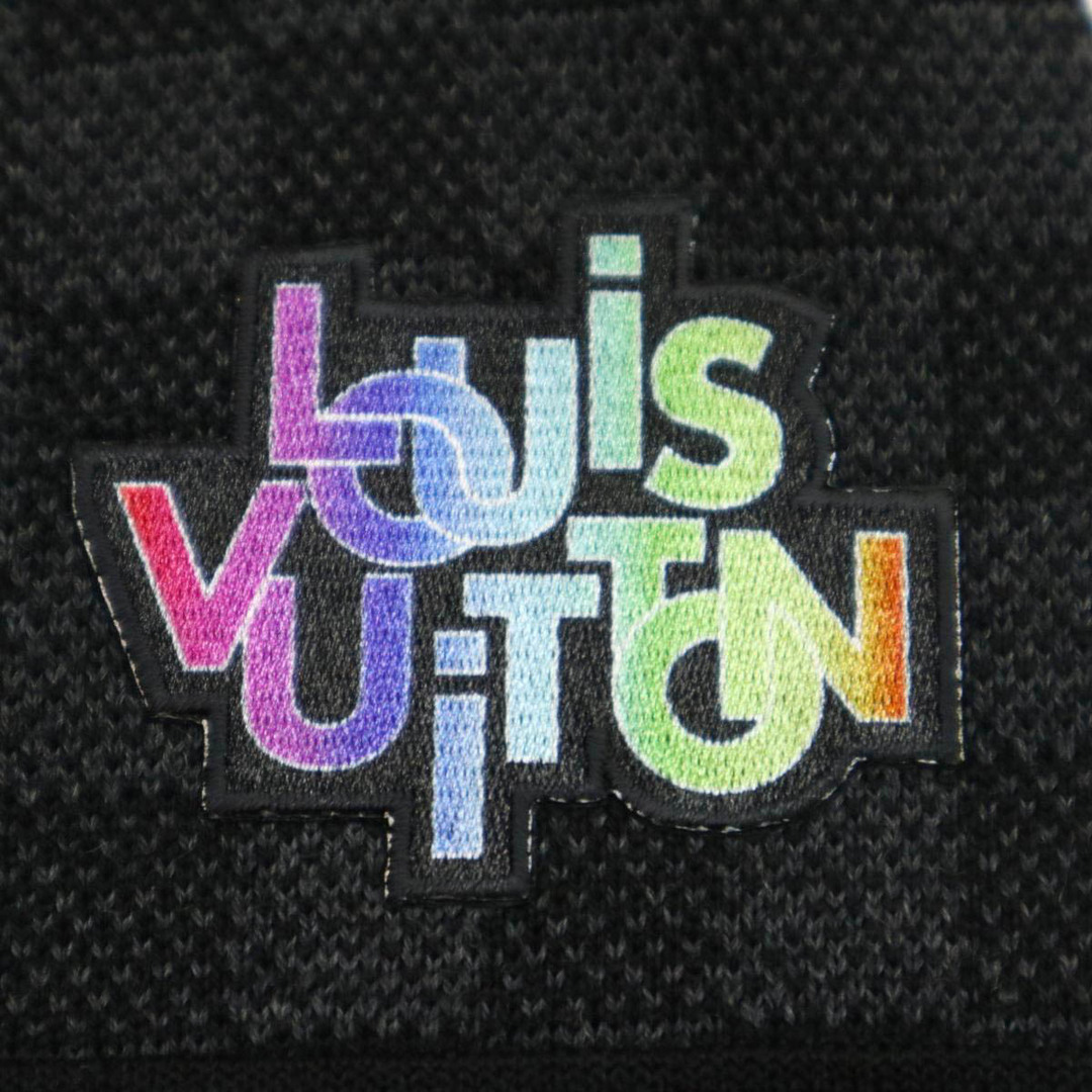 LOUIS VUITTON(ルイヴィトン)のルイヴィトン ボネ プティ ダミエ ウール ニットキャップ M76043 ユニセックス ブラック グレー LOUIS VUITTON [美品] 【中古】 【アパレル・小物】 メンズの帽子(ニット帽/ビーニー)の商品写真