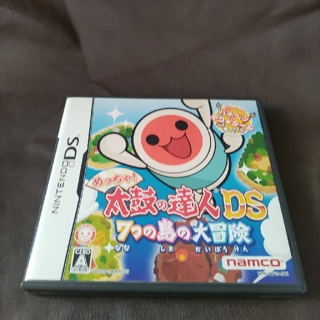 （591）めっちゃ！ 太鼓の達人DS 7つの島の大冒険 DS エンタメ/ホビーのゲームソフト/ゲーム機本体(携帯用ゲームソフト)の商品写真