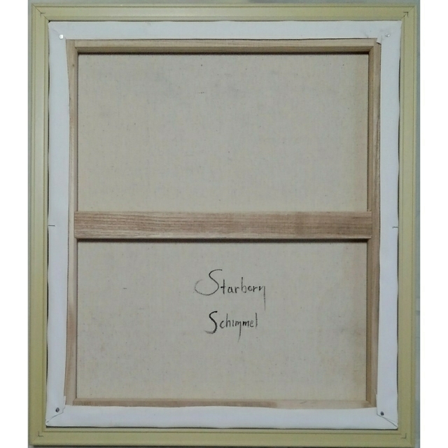 シム・シメール「Starborn」 油彩画　絵画　サイン　肉筆保証　模写　１点物
