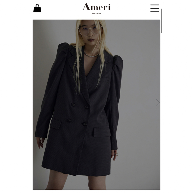 Ameri VINTAGE - 【kotomi様専用】AMERI CHECK JACKET MINI DRESSの