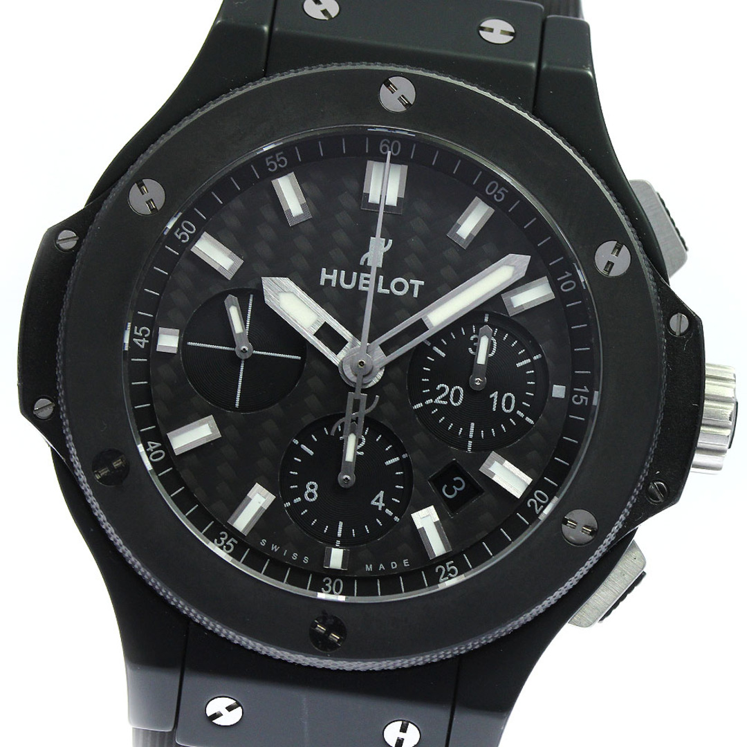 ベルト訳あり ウブロ HUBLOT 301.CI.1770.RX エボリューション ブラックマジック デイト クロノグラフ 自動巻き メンズ 箱付き_745775