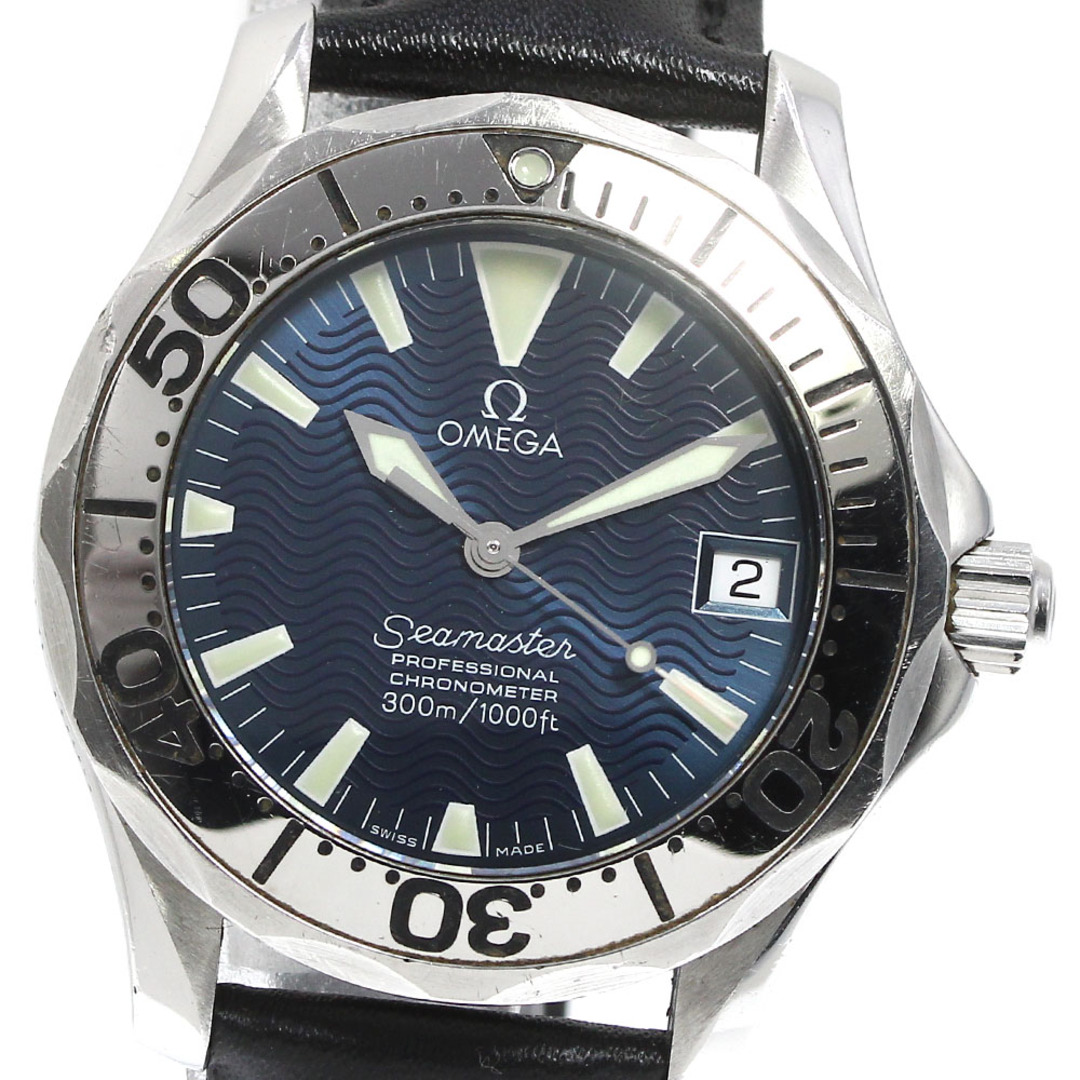 オメガ OMEGA 2554.80 シーマスター300 ジャックマイヨール1999 3500本限定 自動巻き メンズ _740446【ev10】