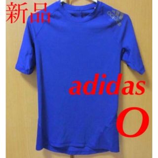 アディダス(adidas)のアディダス　コンプレッション インナー Tシャツ ブルー　Oサイズ　LLサイズ(トレーニング用品)