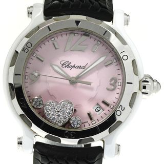 ショパール(Chopard)のベルト訳あり ショパール Chopard 288507-9037 ハッピースポーツ デイト クォーツ ボーイズ _738291(腕時計(アナログ))