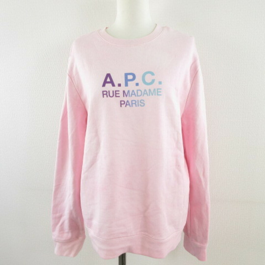 アーペーセー A.P.C. トレーナー スウェット 長袖 プリント 薄手