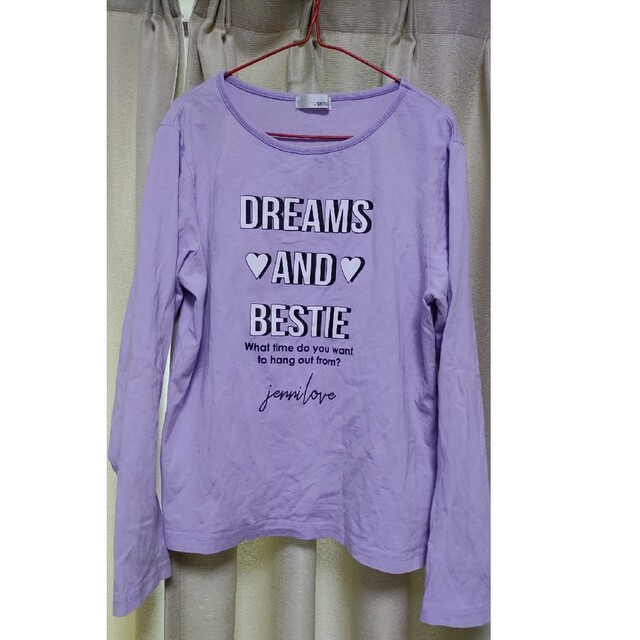 JENNI(ジェニィ)のJENNIlove　ロングTシャツ　150センチ キッズ/ベビー/マタニティのキッズ服女の子用(90cm~)(Tシャツ/カットソー)の商品写真