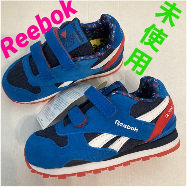 Reebok(リーボック)の【新品】リーボック　Reebok スニーカー　キッズ　ブルー　運動靴　14cm キッズ/ベビー/マタニティのベビー靴/シューズ(~14cm)(スニーカー)の商品写真