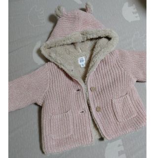 ベビーギャップ(babyGAP)のbabygap♡くまみみパーカーアウター(ジャケット/コート)