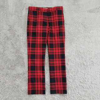 ギャップ(GAP)のGAP レディース ウール チェック パンツ(カジュアルパンツ)