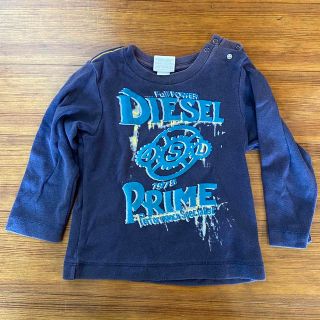 ディーゼル(DIESEL)のDIESEL ディーゼル　Tシャツ　長袖　ネイビー(Tシャツ/カットソー)