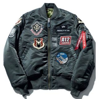 アルファインダストリーズ(ALPHA INDUSTRIES)のSTRICT-G 機動戦士ガンダムMA-1 FARMELシャア専用 廃盤 レア(フライトジャケット)