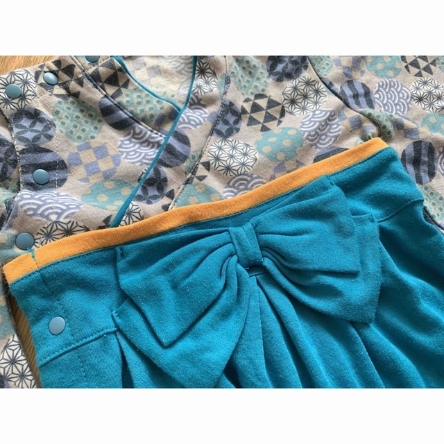 赤ちゃん　袴　ロンパース キッズ/ベビー/マタニティのベビー服(~85cm)(ロンパース)の商品写真
