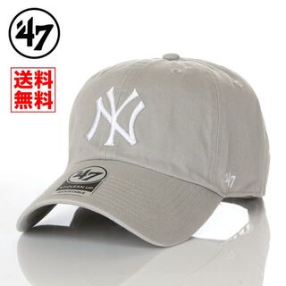 フォーティセブン(47 Brand)の新品 47BRAND NY ニューヨーク ヤンキース キャップ グレー 帽子(キャップ)