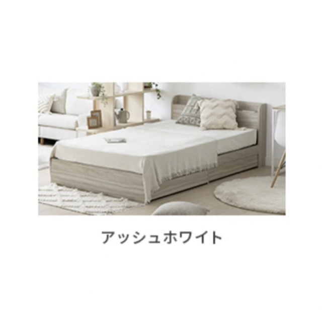 シングルベッド 引き出し 収納 インテリア/住まい/日用品のベッド/マットレス(シングルベッド)の商品写真
