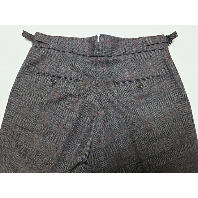 美品】ベルウィッチ BEAMS SCOTCH グレンチェック 濃茶 42-