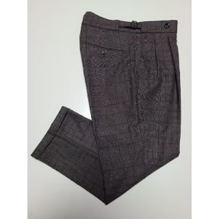 ベルウィッチ(BERWICH)の【美品】ベルウィッチ BEAMS SCOTCH グレンチェック 濃茶 42(スラックス)