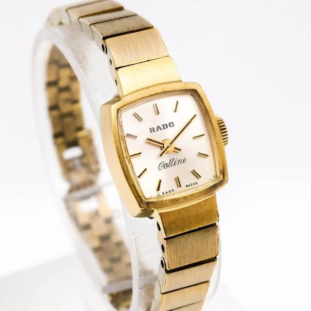 希少》RADO Colline 腕時計 ゴールド 手巻き 機械式 ヴィンテージ - 腕時計
