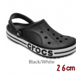 クロックス(crocs)の新品 26㎝ クロックス バヤバンド クロッグ ブラック(サンダル)