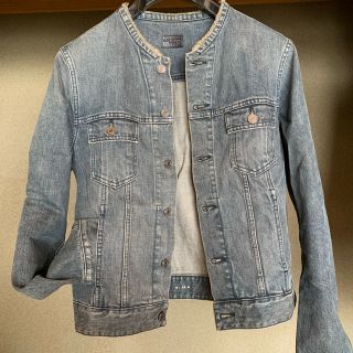 サンローラン(Saint Laurent)のサンローラン　13SS エディ　バンドカラージャケット　メンズL(Gジャン/デニムジャケット)