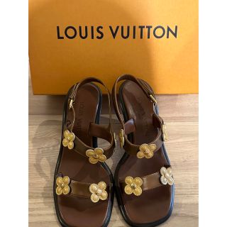 ルイヴィトン(LOUIS VUITTON)の【USED美品】ルイヴィトン  サンダル サイズ36(サンダル)